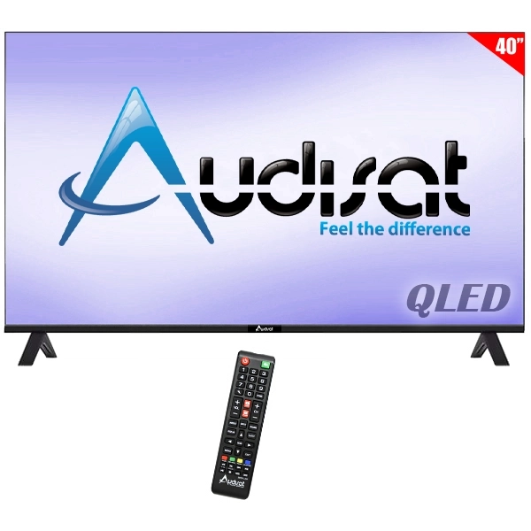 Smart TV QLED 40" Audisat AD-40Q (2026) Full HD Android Wi-Fi con Conversor Digital (1 Año de Garantía)